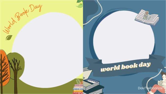 20 Twibbon Hari Buku Sedunia 2023 Diperingati 23 April, Bagikan di Media Sosial