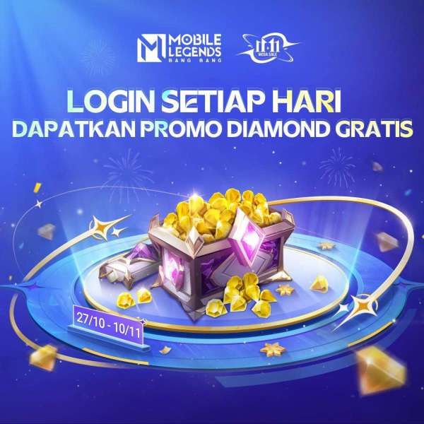 Event Promo Diamond Mobile Legends 2024 (11.11 Mega Sale)