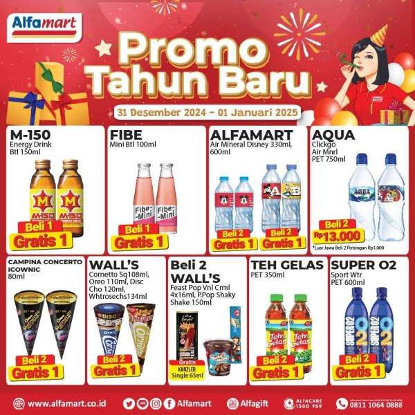 Promo Alfamart Tahun Baru 31 Desember 2024-1 Januari 2025