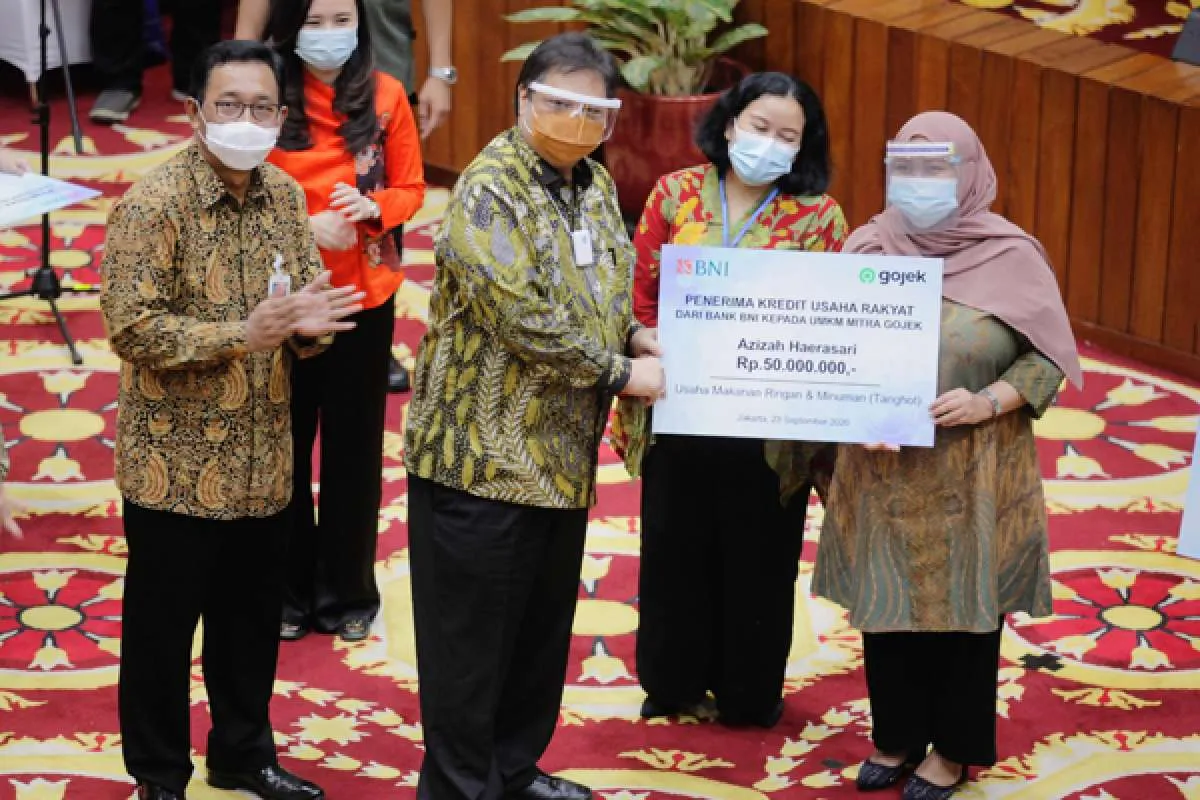 Mitra Gojek bisa dapat fasilitas KUR hingga Rp 10 juta berbunga 0% dari bank Himbara