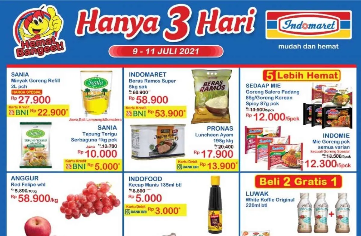 Promo Indomaret Hanya 5 Hari diskonan Idul Adha, 16-20 Juli 2021!