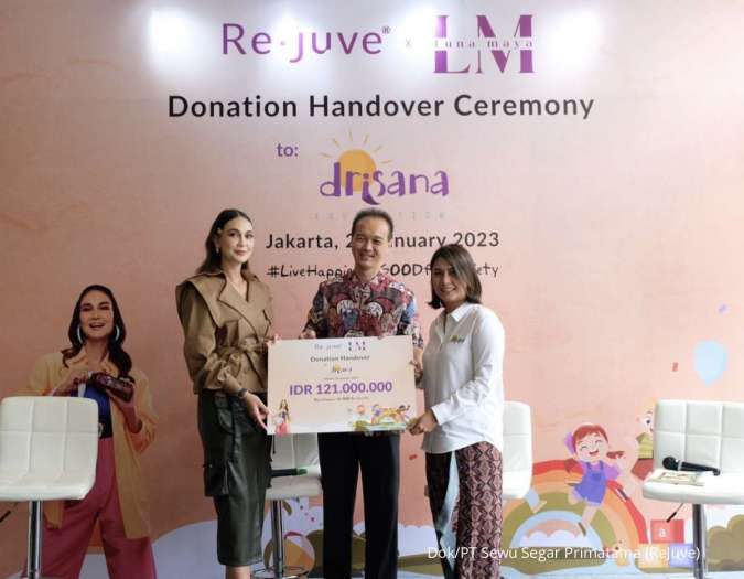 Donasi Hasil Penjualan Paket ReJuve dan Luna Maya Diberikan kepada Yayasan Drisana