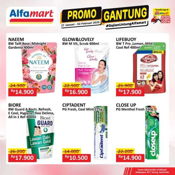 Promo Alfamart Gantung 27 Januari-2 Februari 2025