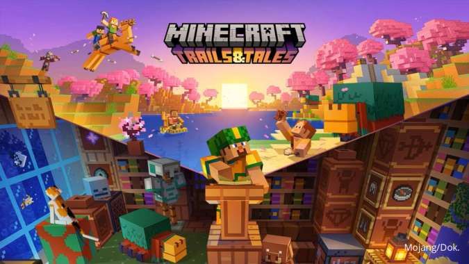 Link Download Minecraft 1.20 APK Android, Update Terbaru Trails & Tales Sudah Rilis!