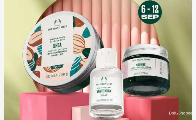 Promo 9.9 The Body Shop Periode 6-12 September 2025, Sleeping Mask Diskon 71%