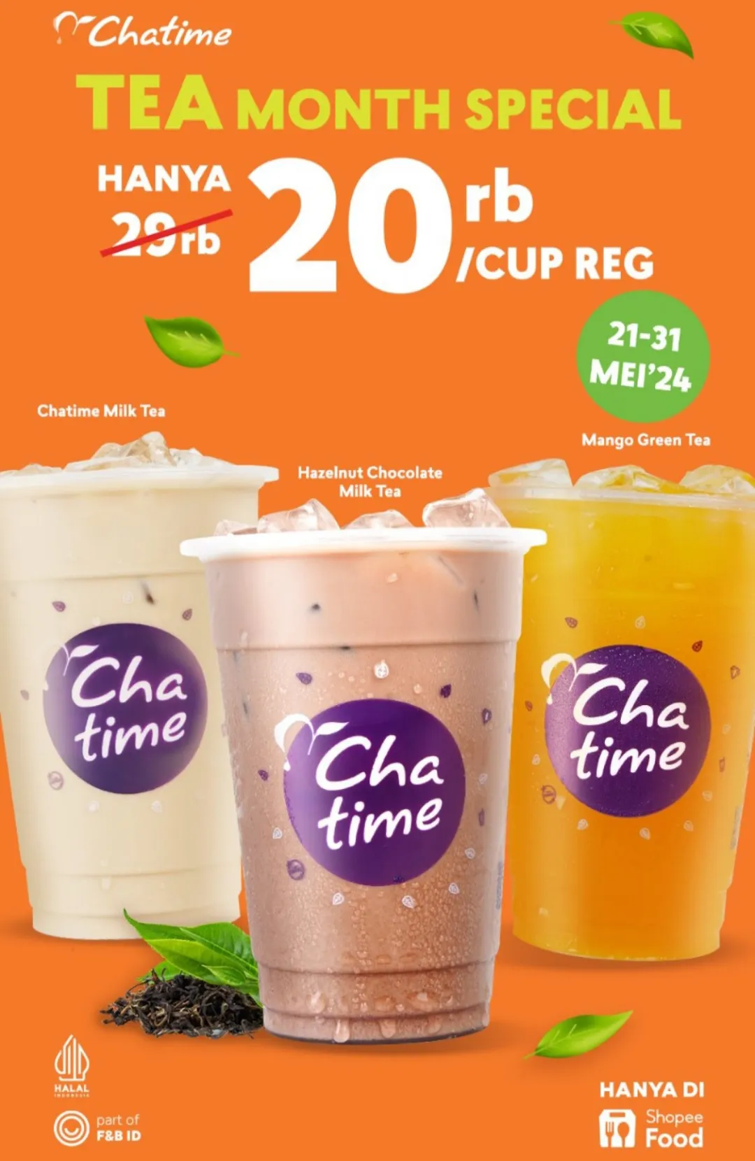 Chatime tea month special