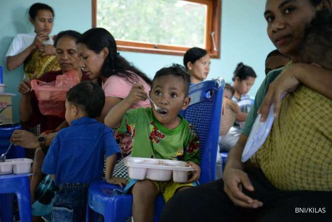 BNI Perkuat Program Penurunan Stunting di NTT dan Banten