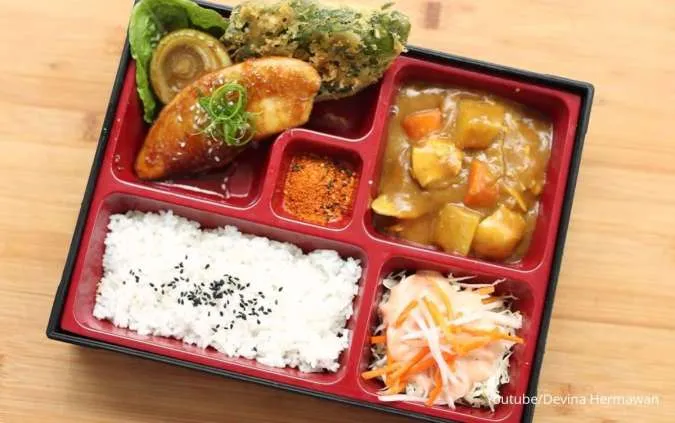Resep Fish Teriyaki Bento dengan Chicken Curry ala Restoran Jepang