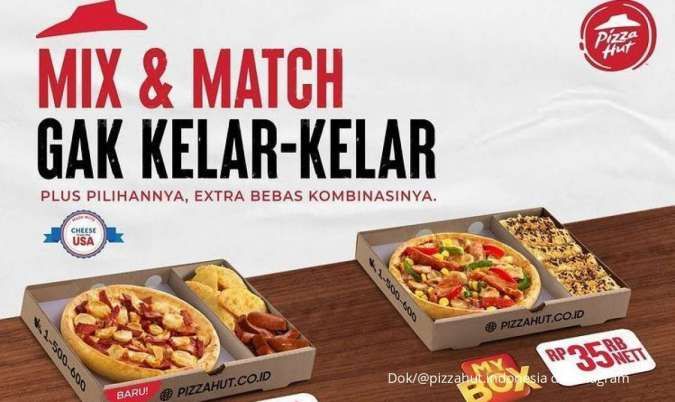 Promo Pizza Hut Terbaru di Awal Juli 2022, My Box Mix & Match Mulai Rp 35.000