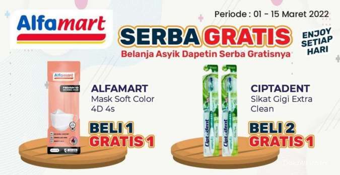 Hari Terakhir Promo Alfamart Serba Gratis, Nikmati Penawaran Beli 1 Gratis 1