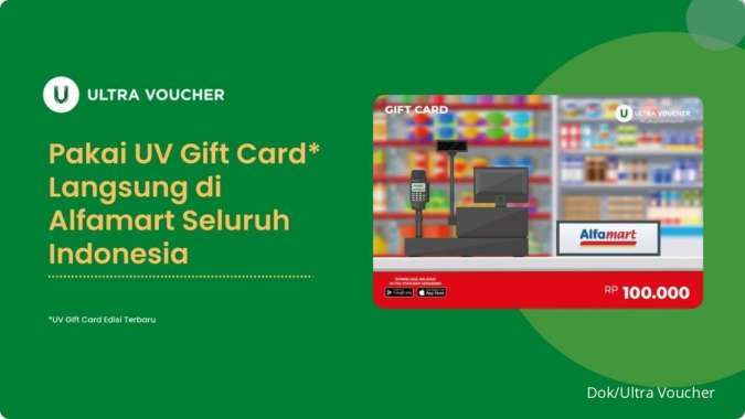 Ultra Voucher Gift Card Kini Bisa Langsung Pakai di Alfamart