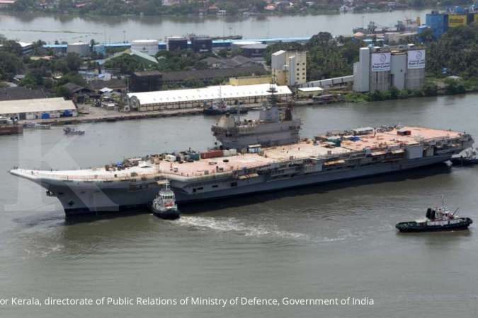 Mengintip kemampuan INS Vikrant, kapal selam asli India yang segera diuji coba