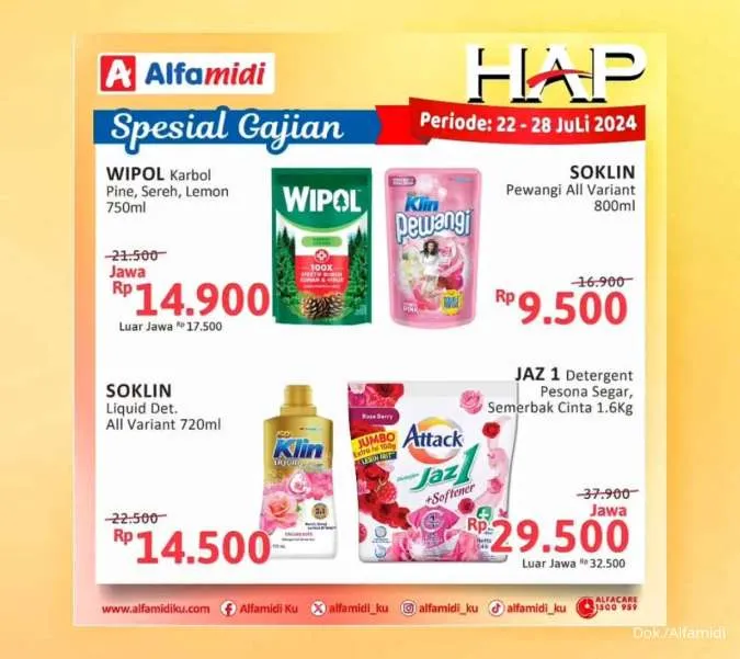 Promo Alfamidi Hemat Satu Pekan Spesial Gajian Periode 22-28 Juli 2024