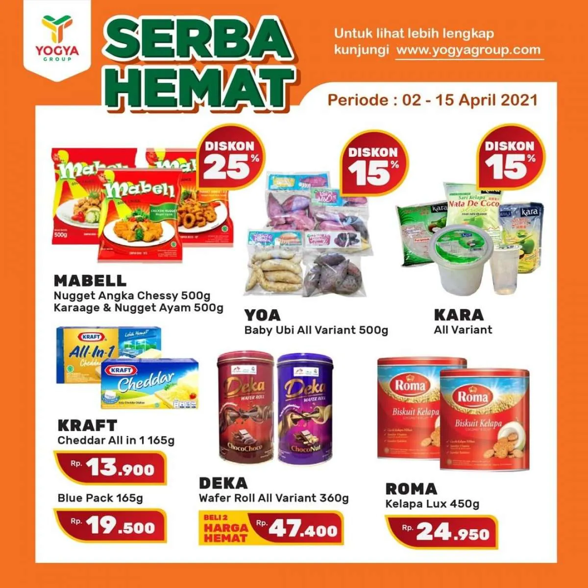 Promo Yogya Supermarket weekday 12 April 2021, serba hemat di hari kerja!