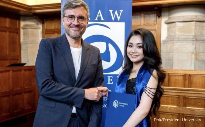 Fidela Gracia, Alumnus President University Raih Gelar LL.M dari Universitas Leiden