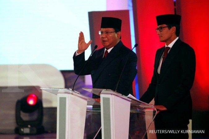 Penerimaan dana kampanye Prabowo-Sandi hingga Februari ini sebesar Rp 134 miliar