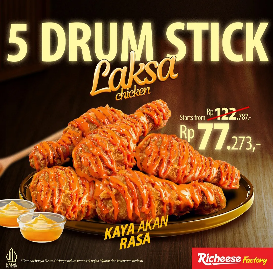 Promo Richeese Factory Ayam Laksa