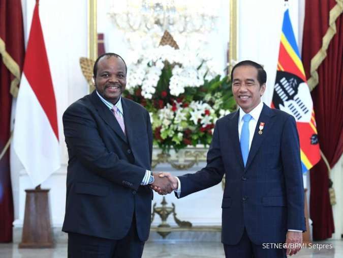 Jokowi Bertemu Raja Eswatini Bahas Peningkatan Kerja Sama Ekonomi