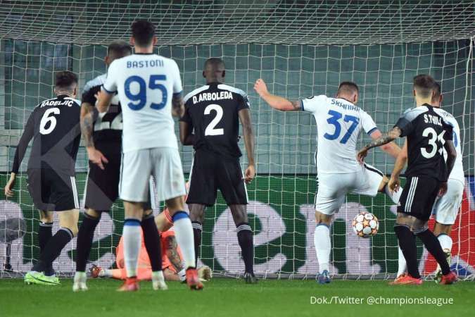 Hasil Liga Champions Sheriff Tiraspol vs Inter Milan