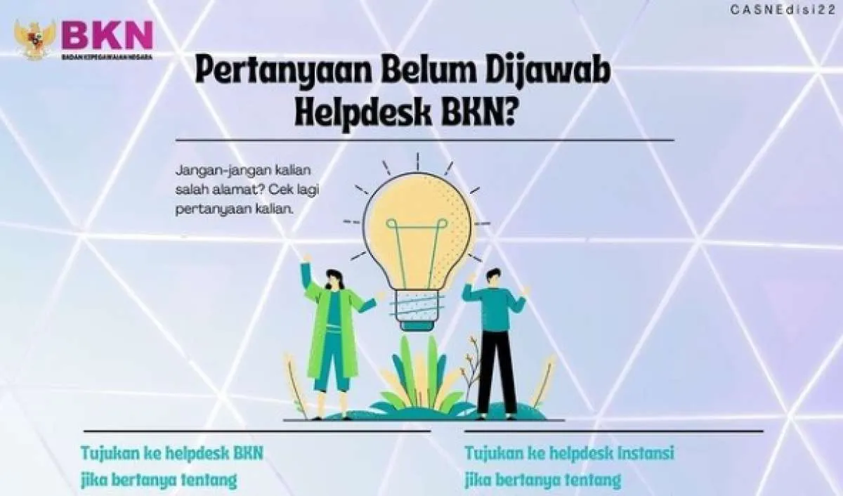 Ini daftar pertanyaan untuk BKN dan instansi CPNS 2021, jangan sampai keliru