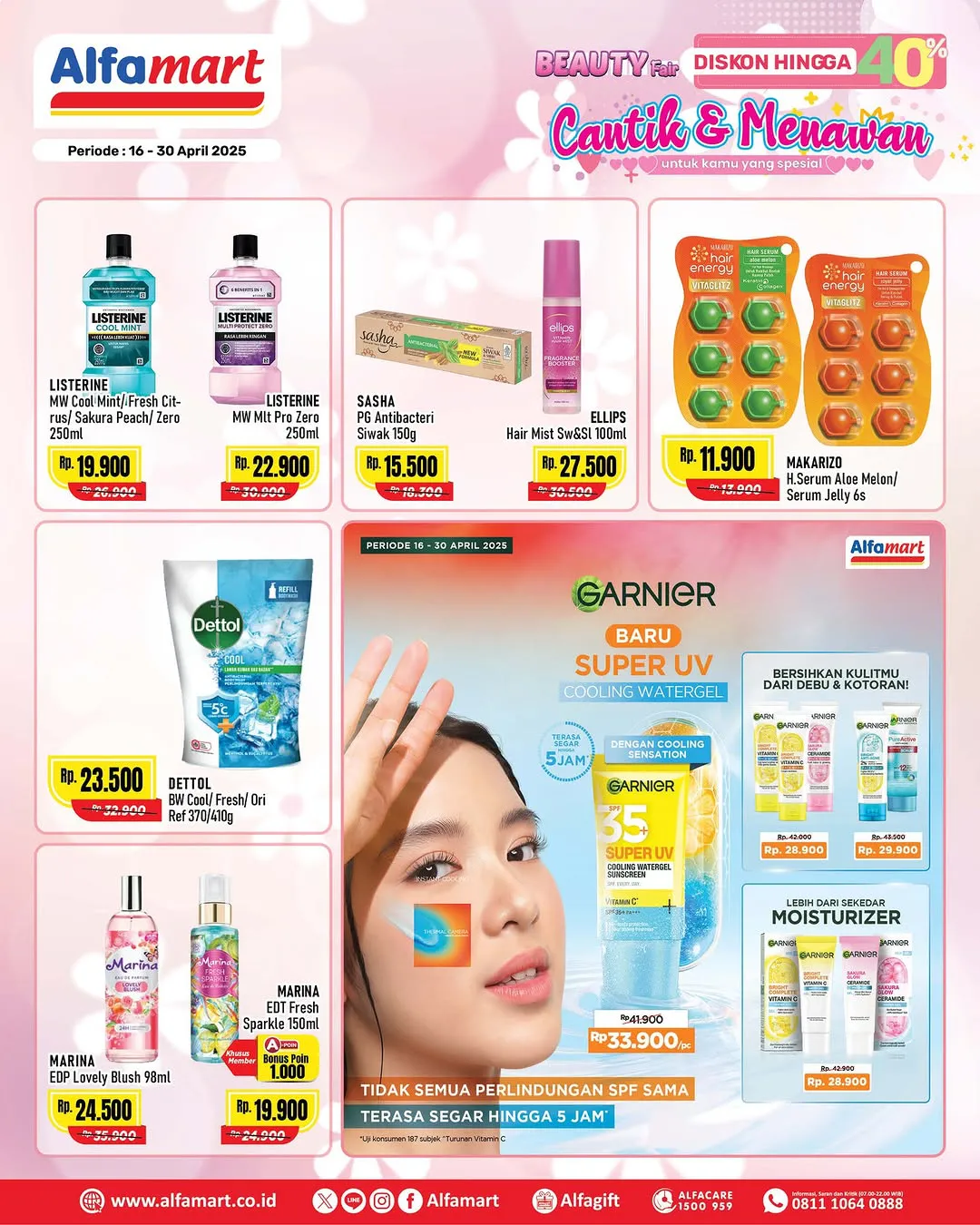 Promo Alfamart Beauty Fair Diskon s/d 40% Periode 16-30 April 2025