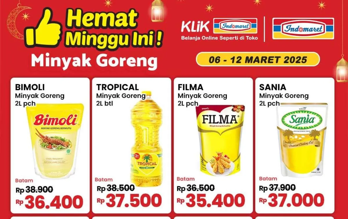 Promo Minyak Goreng Weekend 9 Maret 205, Bimoli Lebih Murah Berakhir Hari Ini