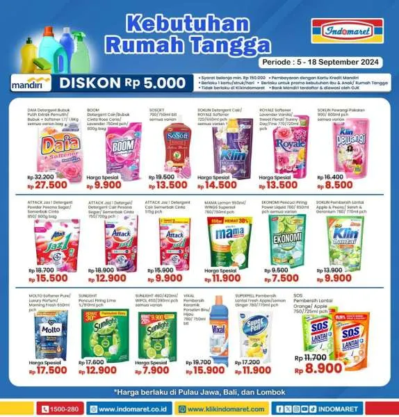 Promo Indomaret Super Hemat Periode 5-18 September 2024