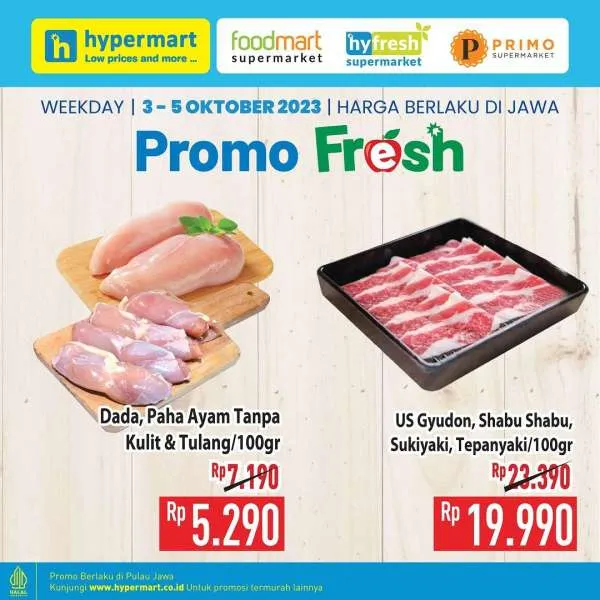 Promo Hypermart Hyper Diskon Weekday Periode 3-5 Oktober 2023