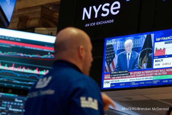Wall Street Dibuka Turun Senin (23/2), Ketidakpastian Tarif Tekan Selera Risiko