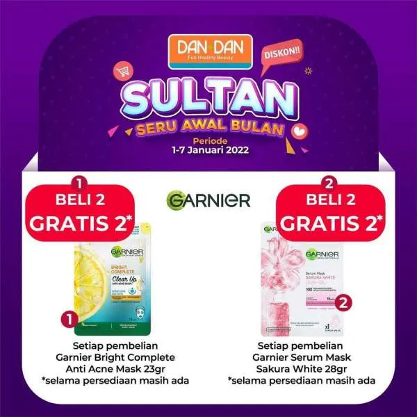 Promo DAN+DAN Sultan (Seru Awal Bulan) 1-7 Januari 2022