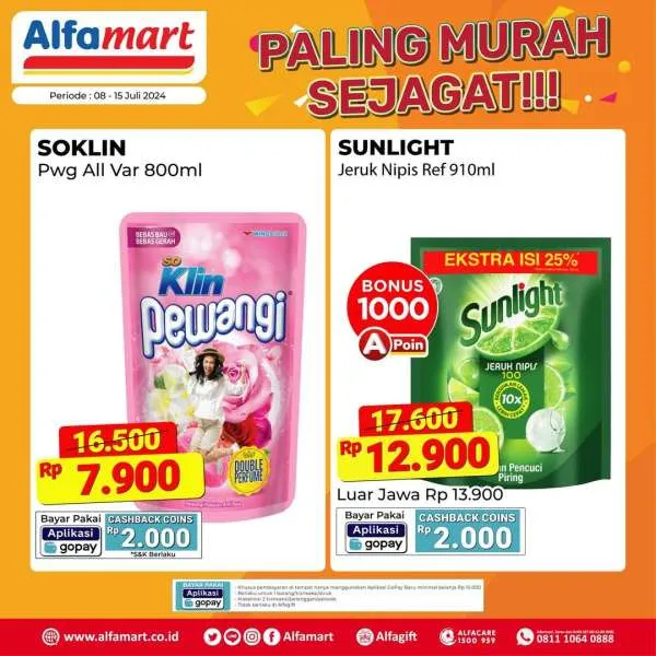 Promo Alfamart Paling Murah Sejagat Periode 1-15 Juli 2024