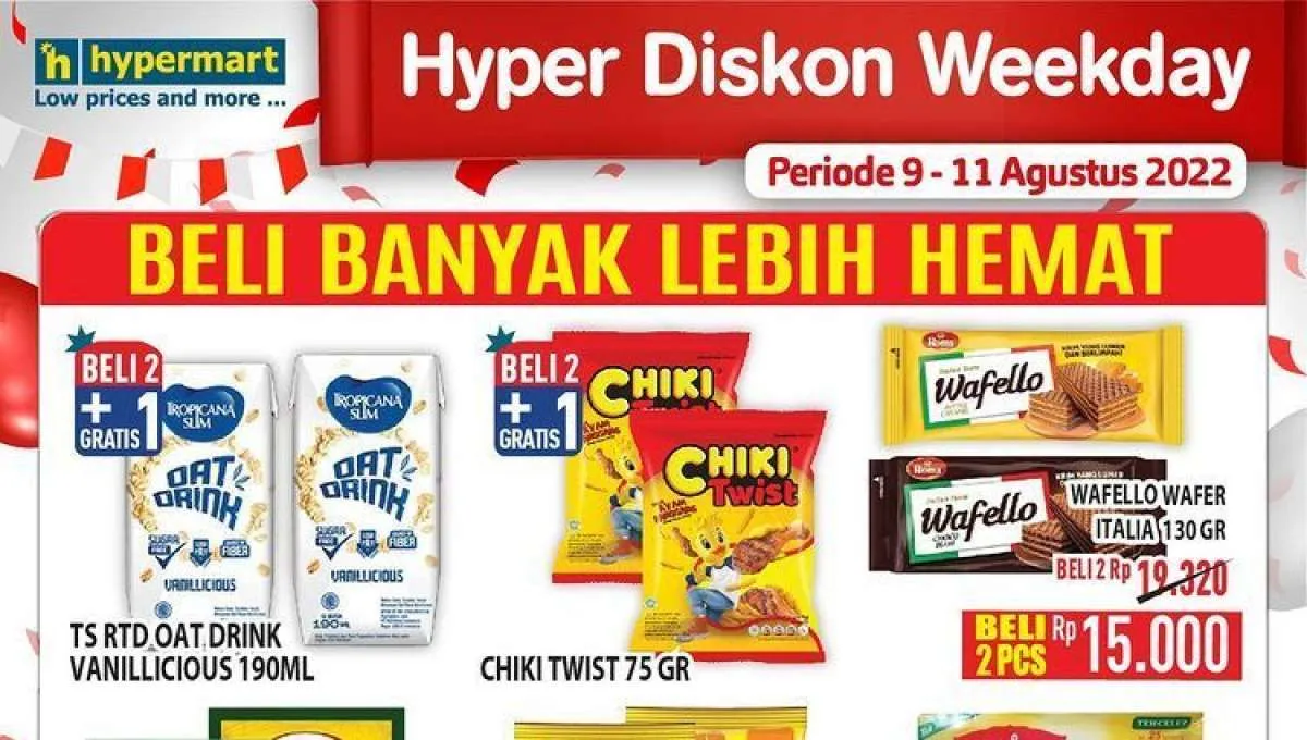 Promo Hypermart hingga 11 Agustus 2022, Hari Terakhir untuk Hyper Diskon Weekday