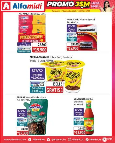 Promo JSM Alfamidi Hanya 4 Hari Periode 4-7 September 2025