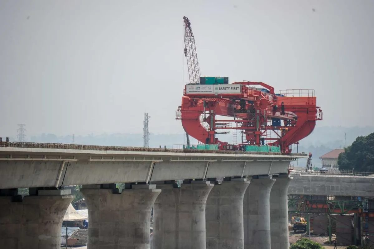 Progres Pembangunan Kereta Api Cepat Jakarta - Bandung Capai 91,7% 