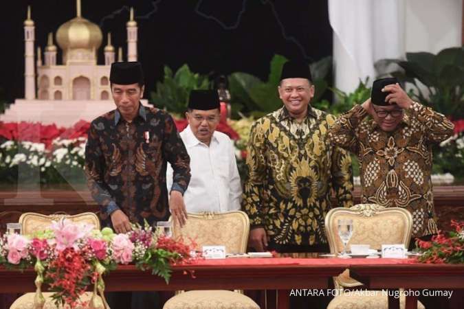 Di hadapan Zulkifli dan Fahri Hamzah, Jokowi: Alhamdulillah pemilu lalu berjalan baik