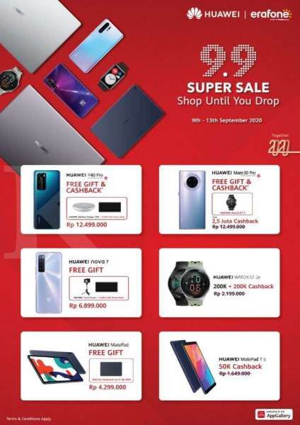 Huawei Super Sales 9.9