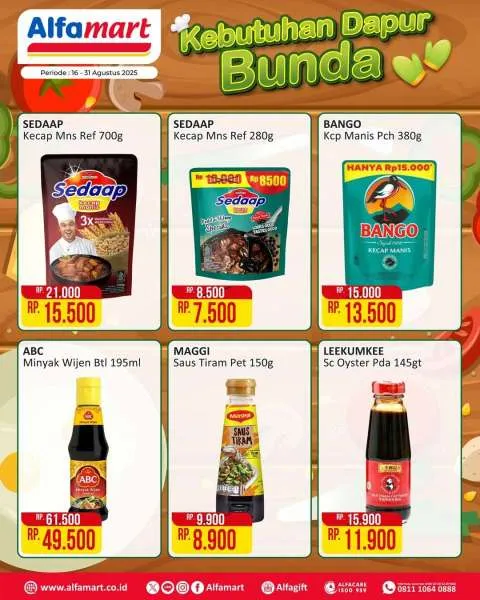 Promo Alfamart Kebutuhan Dapur Periode 16-31 Agustus 2025