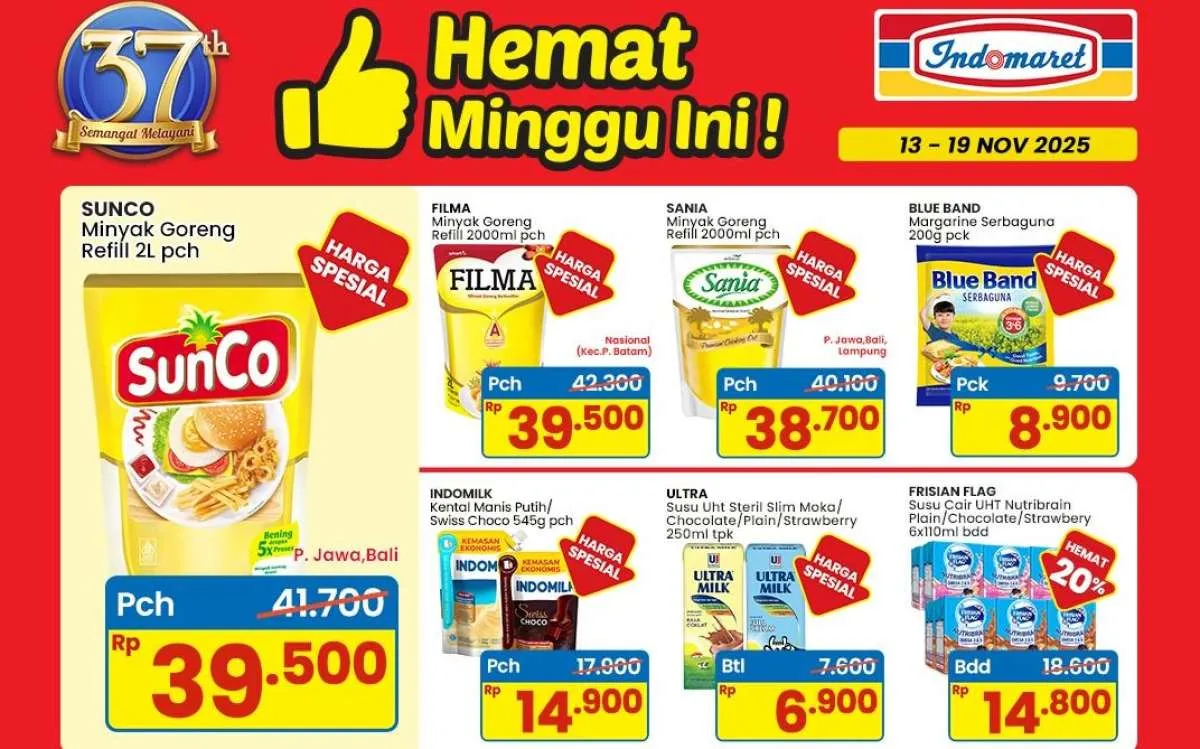 Promo Indomaret Hemat 13-19 November 2025, Promo Blue Band & Ultra Milk