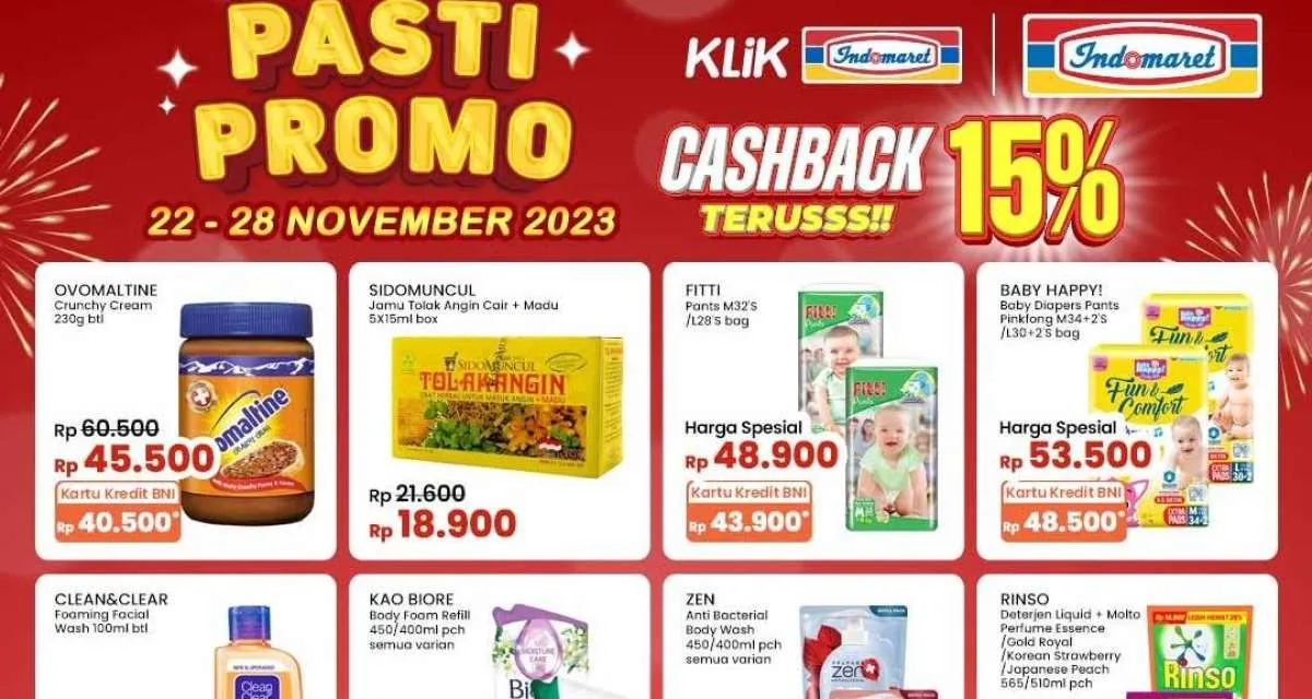 Katalog Promo JSM Indomaret Terbaru 24-26 November 2023, Beli Popok Harga Spesial!