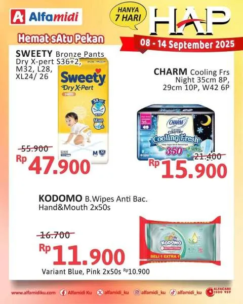 Promo Alfamidi Hemat Satu Pekan Periode 8-14 September 2025