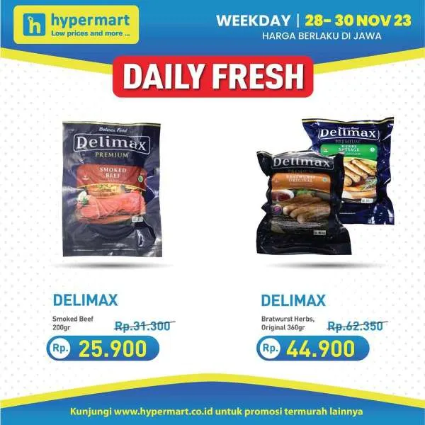 Promo Hypermart Hyper Diskon Weekday Periode 28-30 November 2023