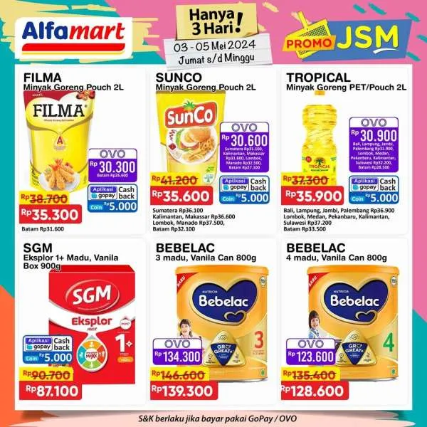 Promo JSM Alfamart Periode 3-5 Mei 2024