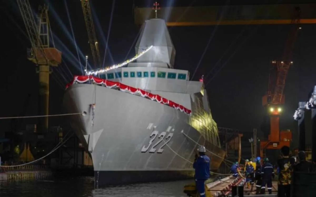 PT PAL Luncurkan Kapal Frigate Merah Putih 