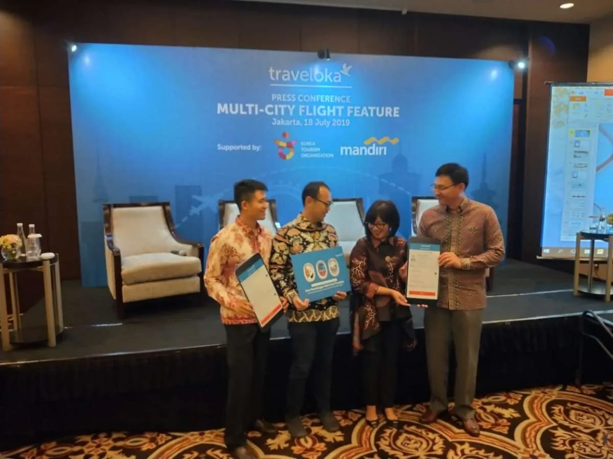 Gandeng Bank Mandiri, Traveloka galakkan fitur penerbangan multi-kota