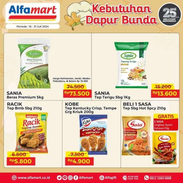 Promo Alfamart Kebutuhan Dapur Periode 16-31 Juli 2024