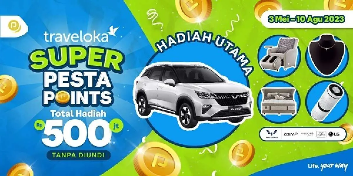 Traveloka Gelar Super Pesta Points Guna Tingkatkan Loyalitas Pengguna