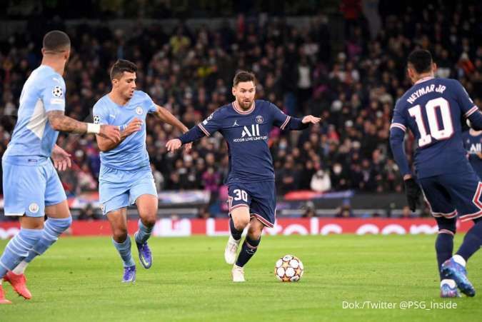 Hasil Liga Champions Man City vs PSG: The Citizens juara grup tekuk Les Parisiens 2-1