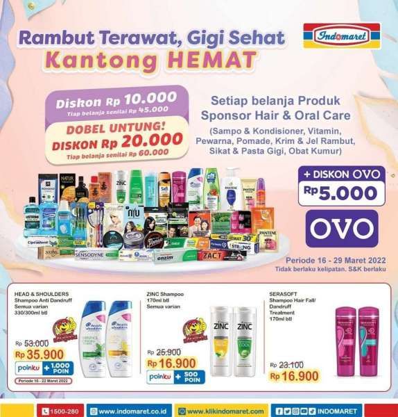 Promo Indomaret Super Hemat Mingguan Terbaru 16-22 Maret 2022