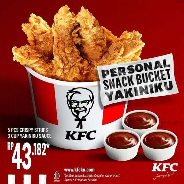 Menu Terbaru KFC Personal Bucket Chicken Yakiniku