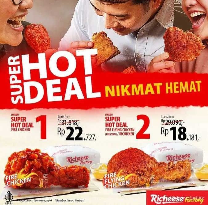 Promo Richeese Factory Paket Super Hot Deal
